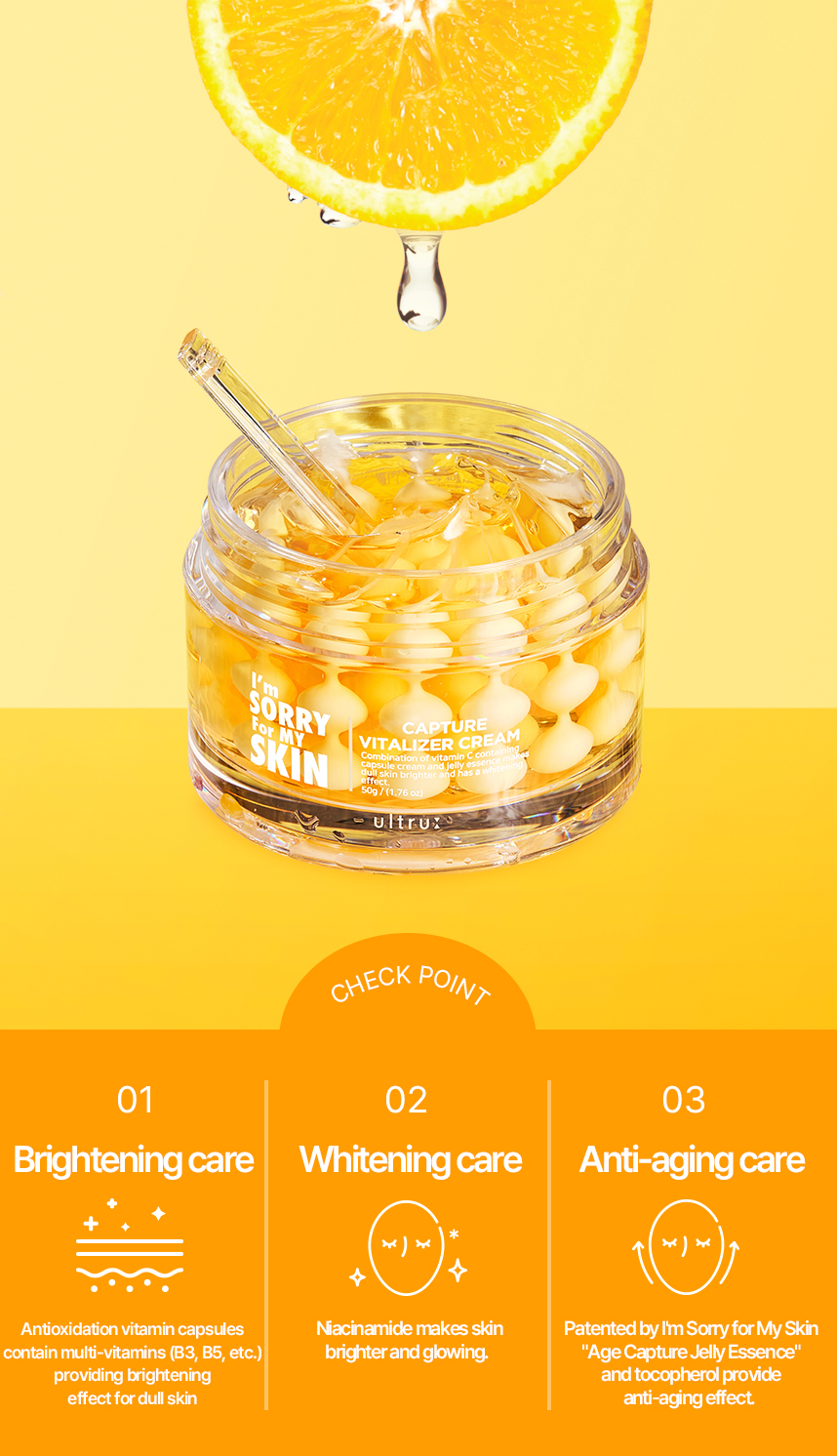 I’m sorry for my skin's Vitalizing Capsule Cream
