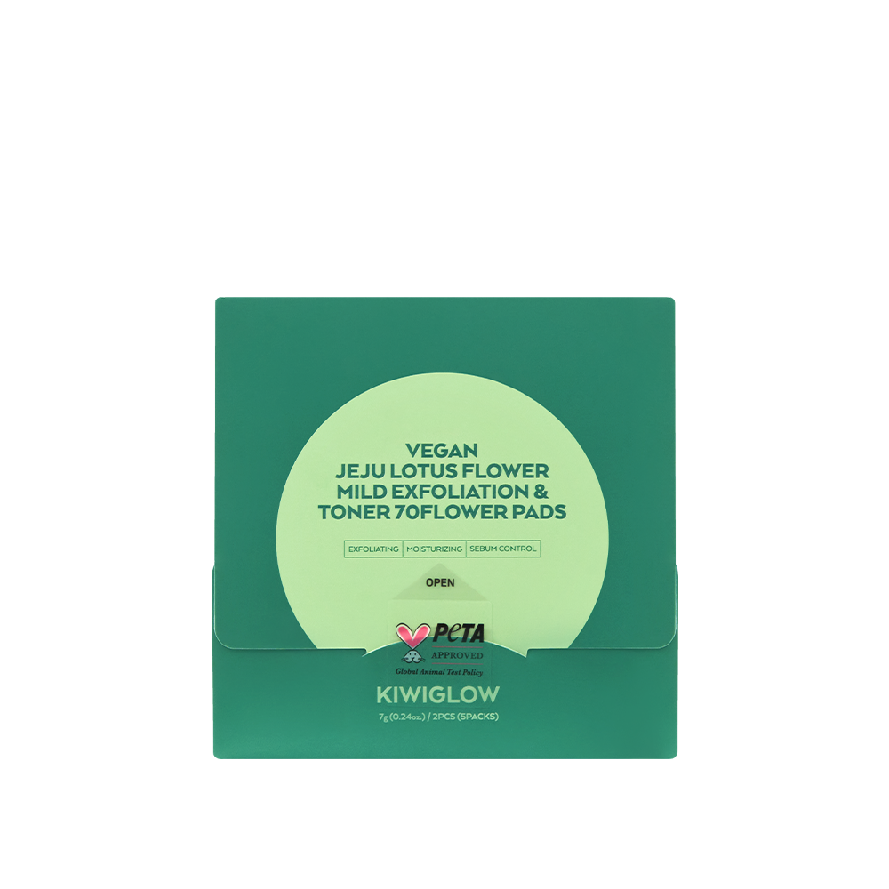 [KIWIGLOW X Diwali🪔] Vegan Jeju Lotus Flower Toner Pad