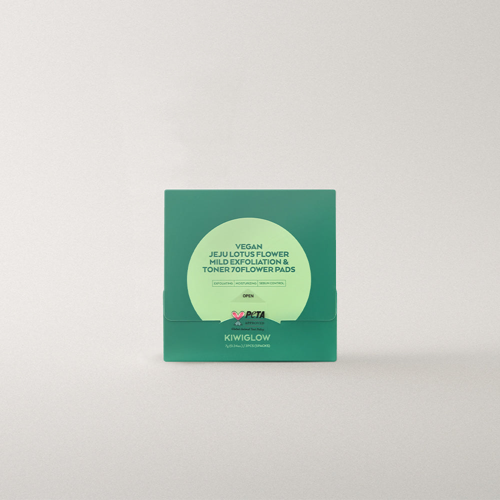 [KIWIGLOW X Diwali🪔] Vegan Jeju Lotus Flower Toner Pad