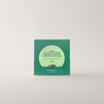 [KIWIGLOW X Diwali🪔] Vegan Jeju Lotus Flower Toner Pad