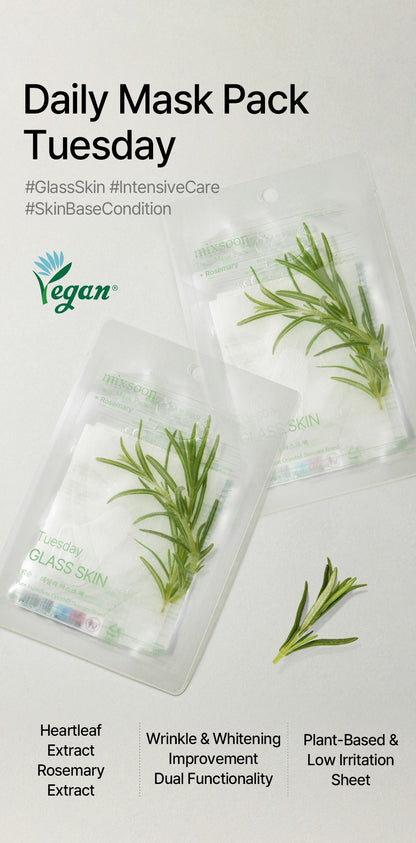 Mixsoon Daily Mask Pack – 7-Day Vegan Sheet Routine